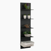 Modern Wall-Mounted 5-Tier Display Shelf – Floating Decorative Storage Rack