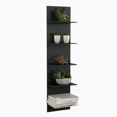 Modern Wall-Mounted 5-Tier Display Shelf – Floating Decorative Storage Rack