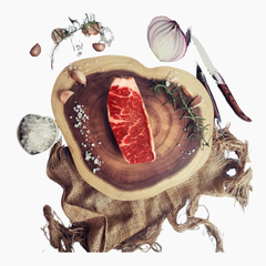 Natural Rustic Wooden Chopping Board – Premium Serving Platter for Meat, BBQ, Kitchen & Food Styling