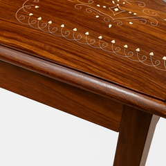 Handcrafted Sheesham Wood Nesting Table Set | Premium Carved Wooden Tables for Living Room, Bedroom & Home Décor