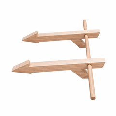 Wooden Laptop Stand – Ergonomic Foldable Desk Stand for Laptop & Tablet